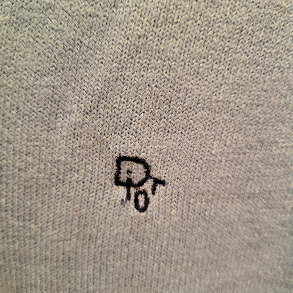 Christian Dior Women's V Neck Pullover Knit Sweater size LARGE